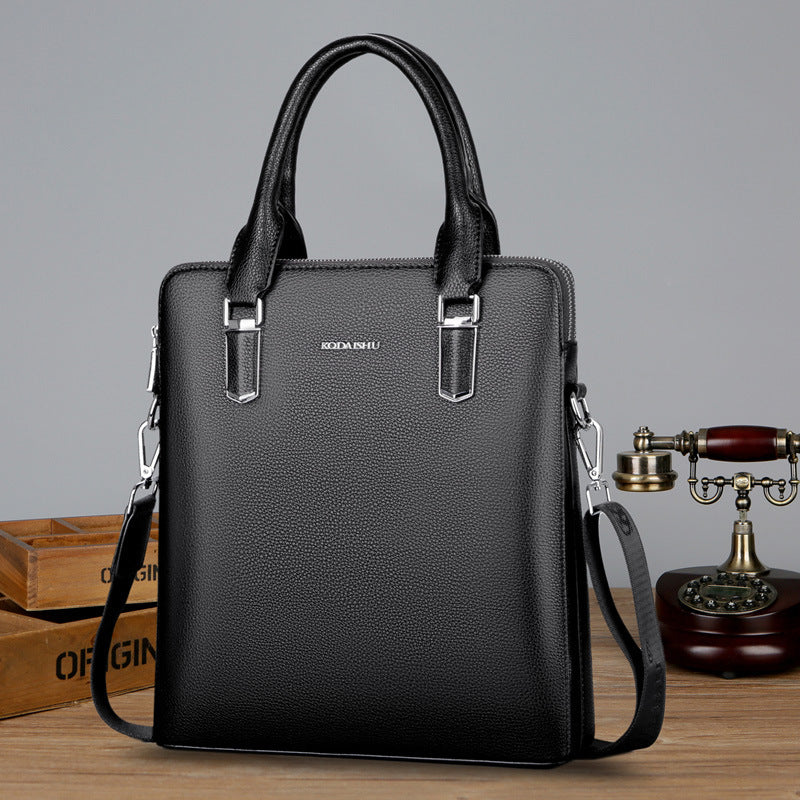 Business Authentic Leather Laptop Bag