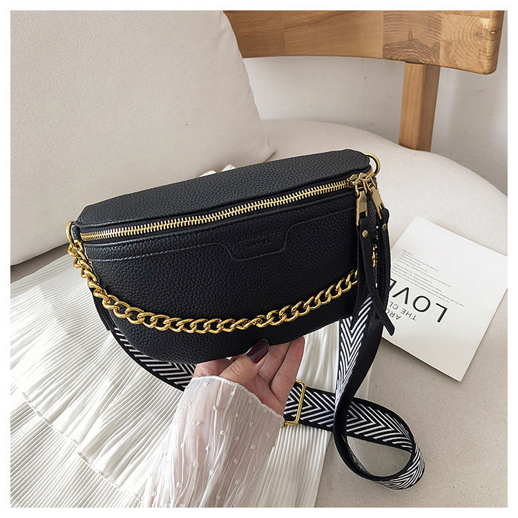 Belt Bag leather Chain Fanny Pack