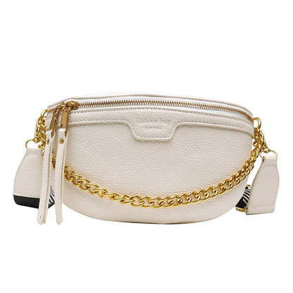 Belt Bag leather Chain Fanny Pack