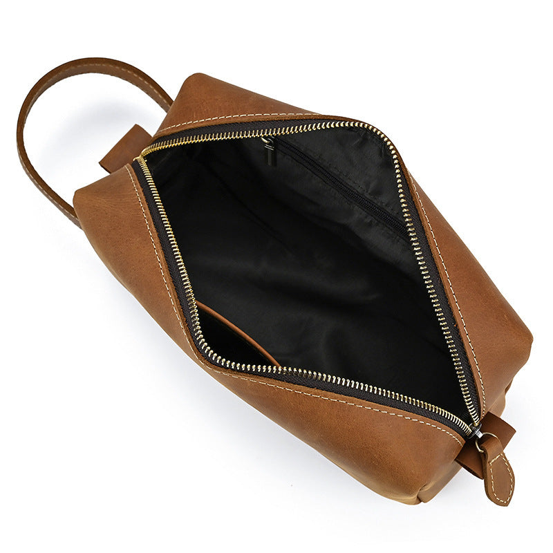 Multifunctional Men's Leather Clutch Bag