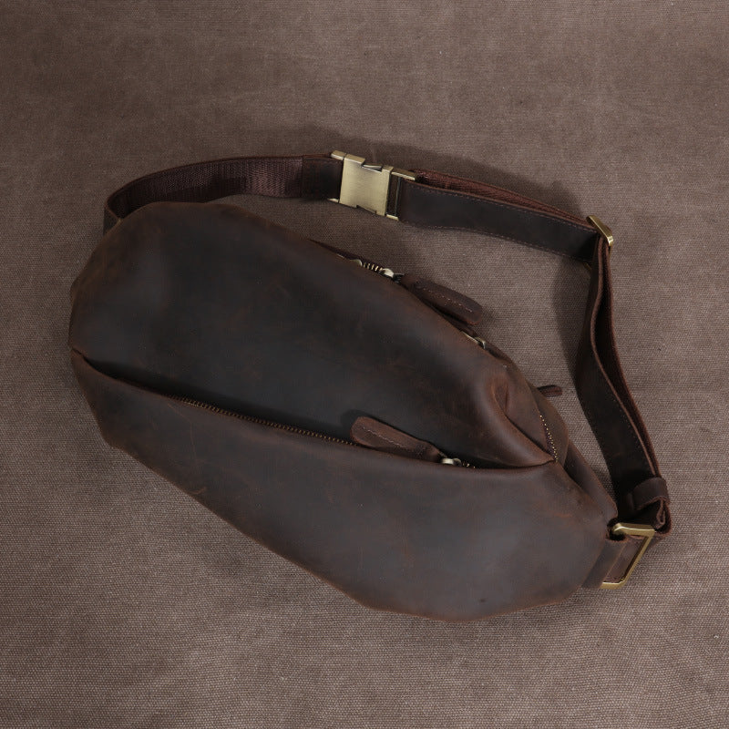 Multifunctional Waist Pack, Cowhide Fanny pack