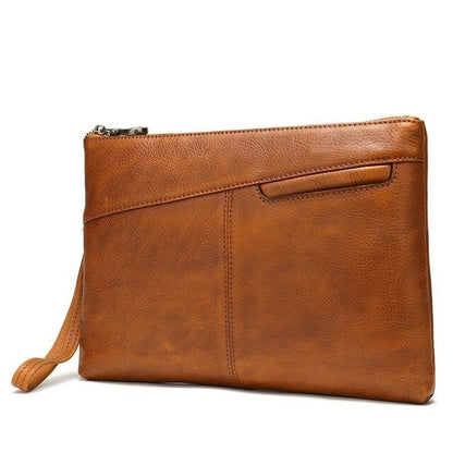 Leather envelope  clutch