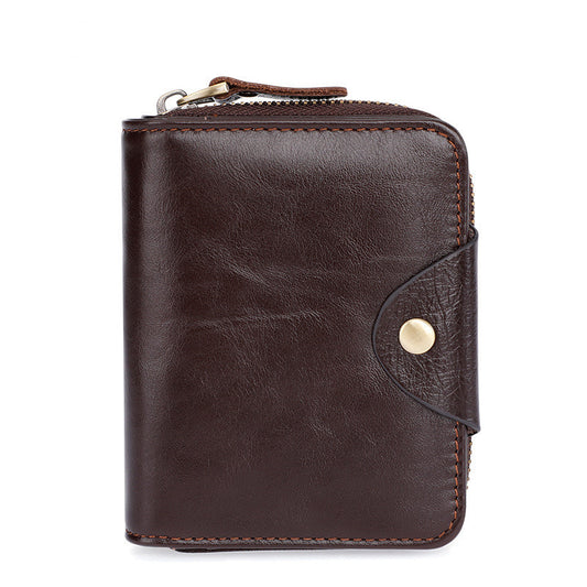 vintage leather wallet