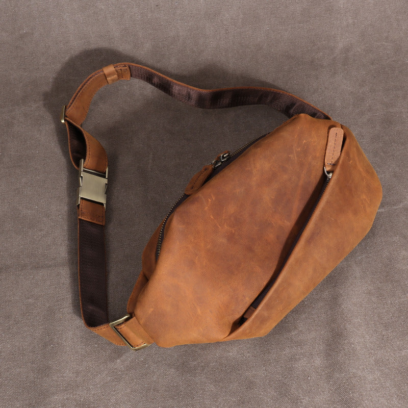 Multifunctional Waist Pack, Cowhide Fanny pack