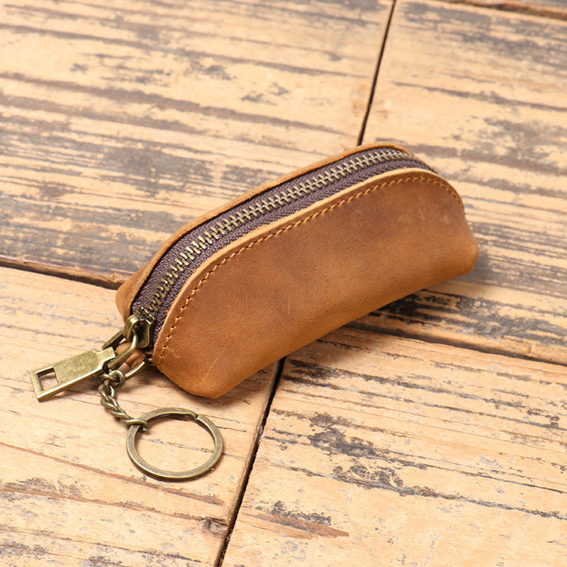 Men's Leather Clutch Multi-functional Coin Purse