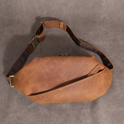 Multifunctional Waist Pack, Cowhide Fanny pack