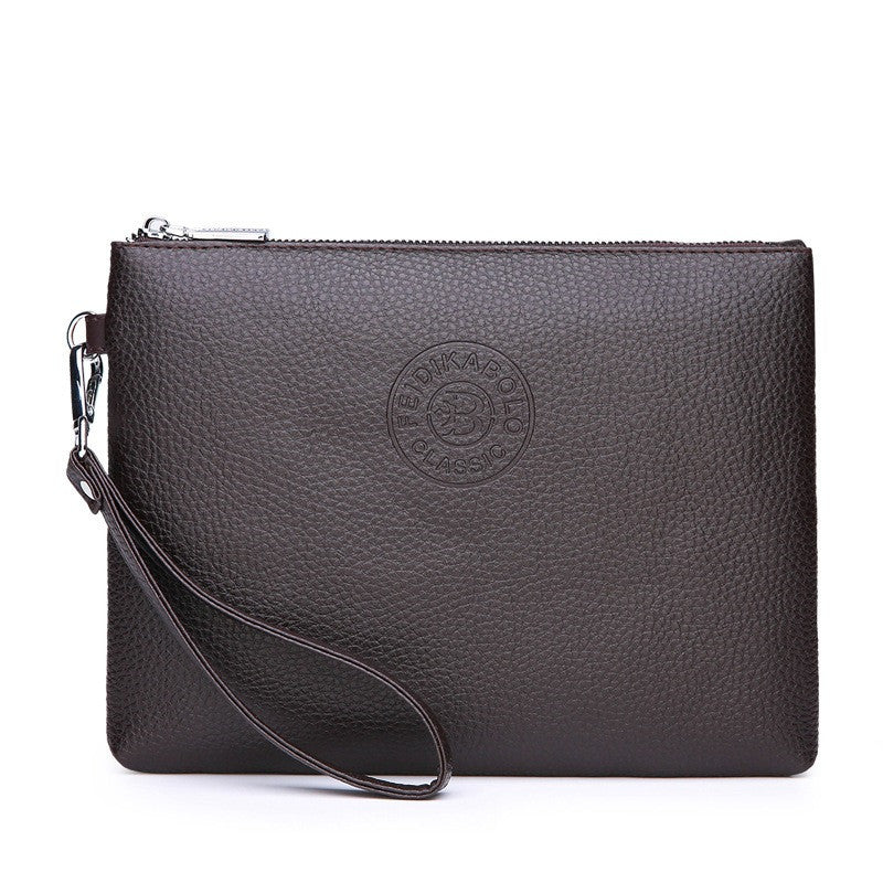 Casual Men's Clutch Bag Soft Leather