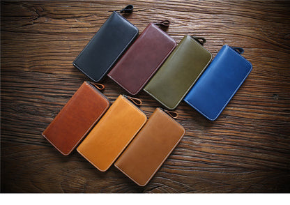 Leather Zipper Wallet