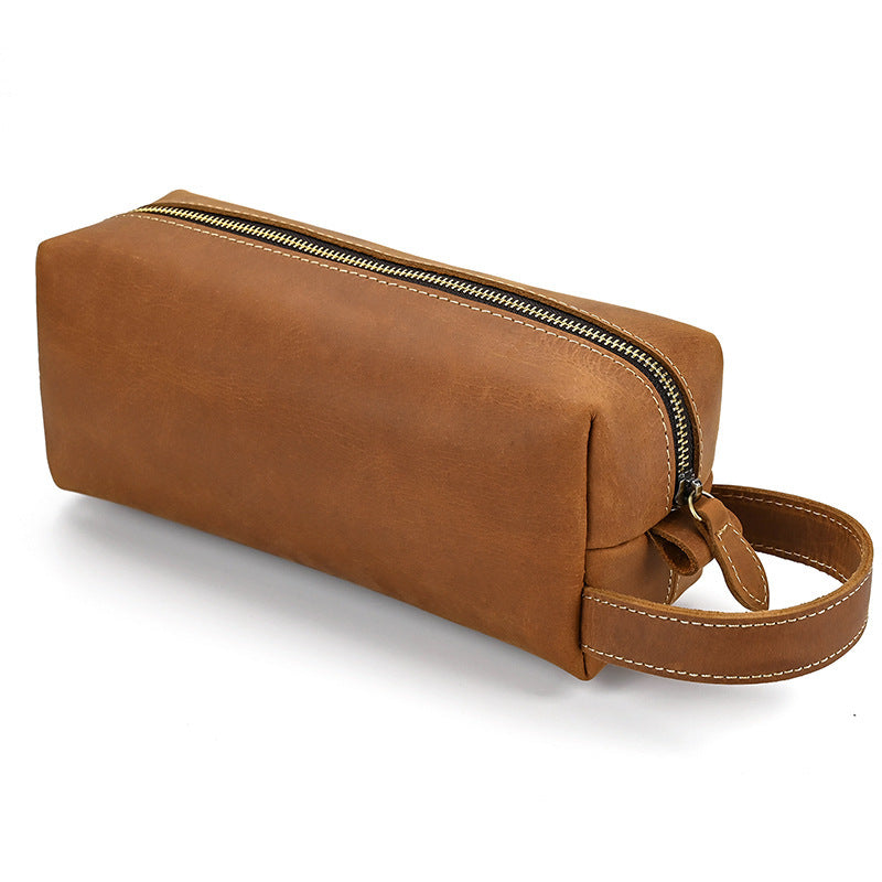 Multifunctional Men's Leather Clutch Bag