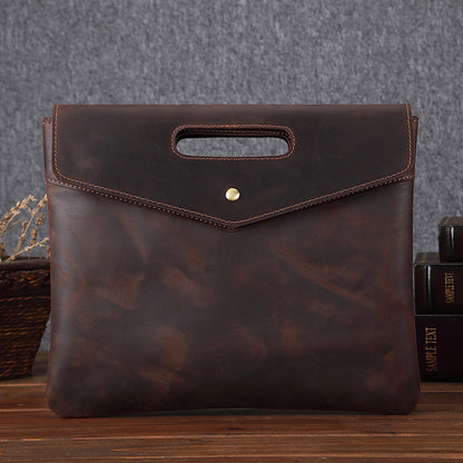 Genuine Leather Vintage Men's Briefcase