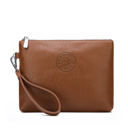 Casual Men's Clutch Bag Soft Leather