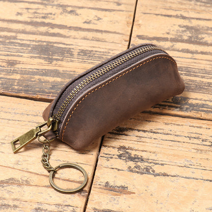 Men's Leather Clutch Multi-functional Coin Purse