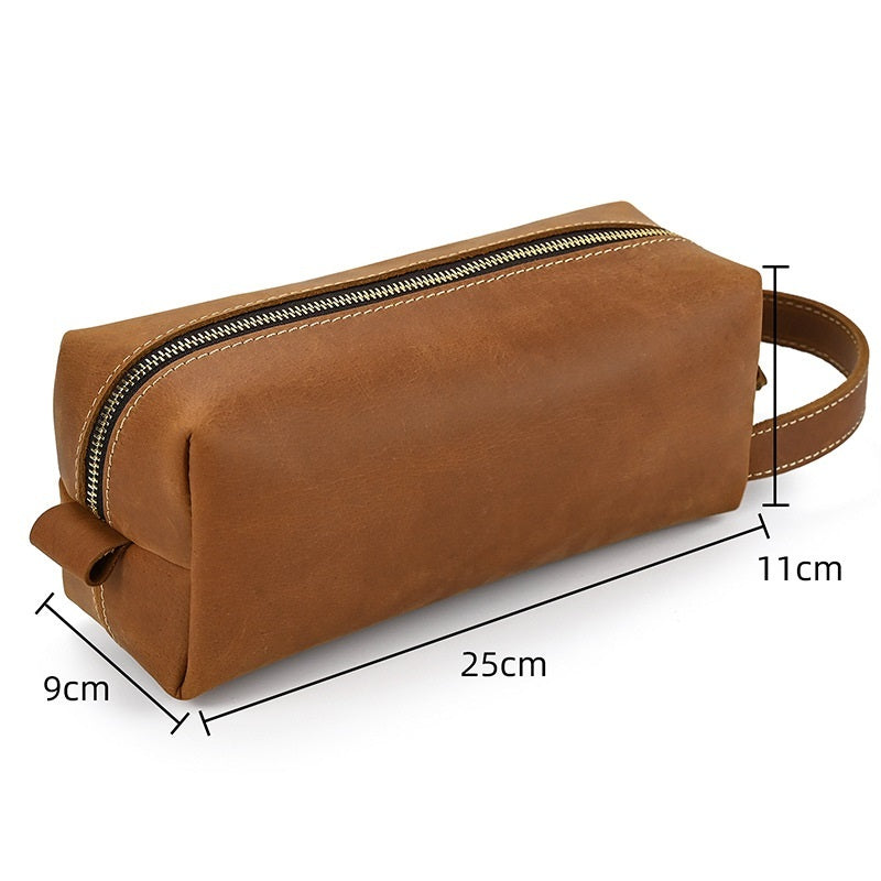 Multifunctional Men's Leather Clutch Bag